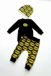 Komplet batman - baggy i body  oraz czapka 