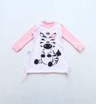 Sukienka wiązana zebra