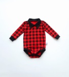 Body krata czerwona z kołnierzykiem  