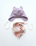 Mickey Mouse melange and pink set - cap and neckerchief (1) (1) (1) (1)