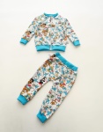 Gold Batman set - trousers + blouse (1) (1) (1) (1) (1)