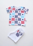 Sailor with white set -  t-shirt and shorts