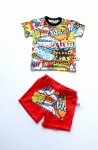 Komplet komiks - koszulka i spodenki  