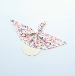 Chusta z daszkiem - różany ogród