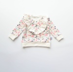 Bluza z falbanką różany ogród