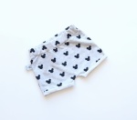 Spodenki Miki czarne głowy