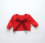 Bolerko czerwień z czernią