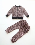 Komplet panterka kwarc - bluza bomberka i legginsy   