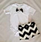 Zigzag set - body and shorts