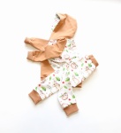 Komplet leniwce - baggy i bluza na zamek   