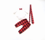 Black-red squared family set - Dad&Son  (1)