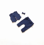 Komplet granat - kamizelka, mucha i baggy  