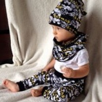 Batman drawing set - cap and chimney scarf