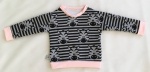 Gray zebras blouse for girl