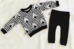 Zebra set blouse and trousers