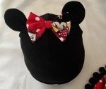 Red Minnie Mouse cap