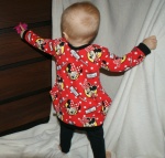 Minnie Mouse bulb dress with leggins