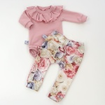 Pink and spots set - blouse + leggins (1) (1) (1) (1) (1) (1) (1)