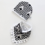 Zebras set with pom-poms