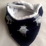 Robots set with neckerchief