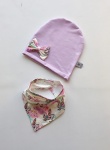 Komplet jednorożce -  czapka i chusta  
