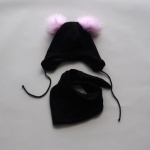Mouse black and pink set - cap and neckerchief (1) (1) (1) (1) (1) (1) (1) (1) (1) (1) (1) (1) (1) (1) (1) (1) (1) (1)