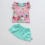 Hummingbird set - skirt and t-shirt (1)