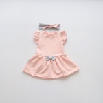 Sukienka kropeczki z opaską  