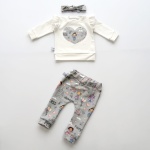 Quartz pink and spots set - blouse, headband and leggins (1) (1) (1)