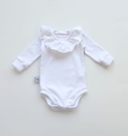 Body biel z falbanką 