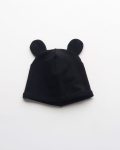 Czapka z uszami czarna