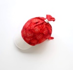 Chusta z daszkiem - maliny