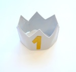 Opaska korona popiel na roczek 