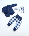 Neavy blue set with buttons - trousers, body and coat (1) (1) (1)