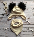 Mouse black and pink set - cap and neckerchief (1) (1) (1) (1) (1) (1) (1) (1)