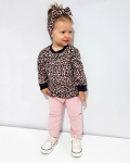 Komplet panterka i kwarc 2  - bluza i legginsy  