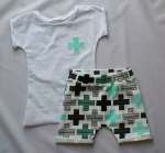 Crosses set - t-shirt and shorts