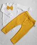Neavy blue set with buttons - trousers with body and bow-tie (1)