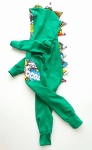 Rampers dino - zieleń i komiks