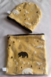 Bear set - cap and chimney scarf