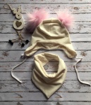 Mouse black and pink set - cap and neckerchief (1) (1) (1) (1) (1) (1) (1)