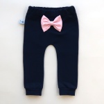 Legginsy granat i róż