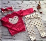 Mickey set - leggins + blouse+headband (1)