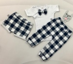 Neavy blue set with buttons - trousers,shorts, body, coat and braces (1) (1) (1) (1) (1)