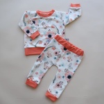 Birds set - leggins + blouse (1)