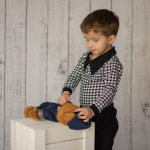 Body pepitka z kołnierzykiem