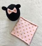 Gold Mouses set - cap and chimney scarf