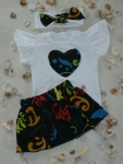 Ethno set - skirt, headband and t-shirt