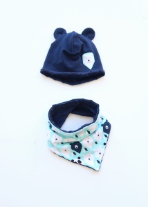 Neavy blue Mickey set with small ears - cap and neckerchief (1) (1) (1)