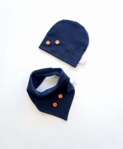 Neavy blue Mickey set with small ears - cap and neckerchief (1) (1) (1) (1)